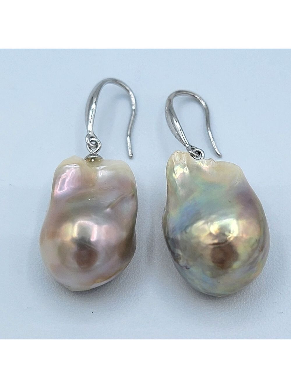 Flameball Pearl Earrings NEW #2371